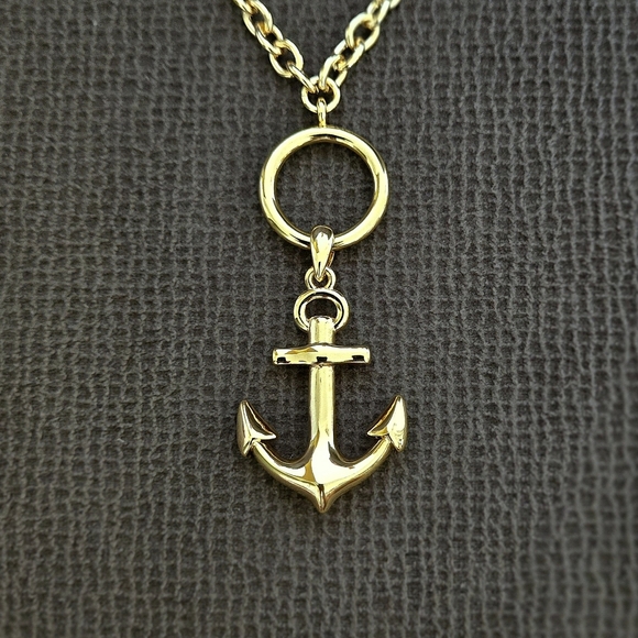 House🏠 of Harlow 1960 Double✌️ Chain⛓️ Anchor⚓️ Necklace - NWT - Picture 12 of 16